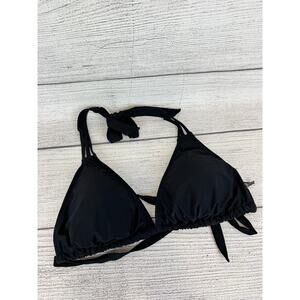 Torrid Plus Size Black Triangle String Bikini Swim Top Size 3X